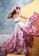 2012 Tony Bowls Le Gala Prom Dresses 111564.  Available in White/Multi